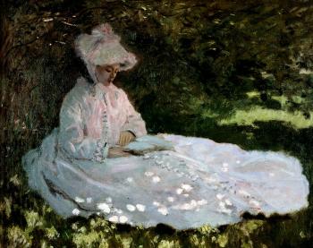 尅勞德 莫奈 A Woman Reading 尅勞德 莫奈 A Woman Reading
